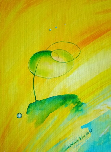 Schilderij getiteld "angel (17)" door Sabina Kiss, Origineel Kunstwerk, Acryl