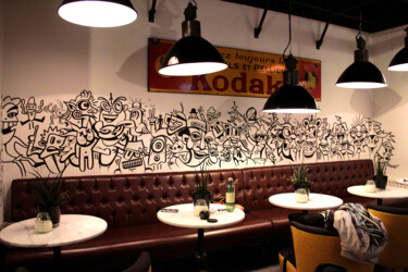 Peinture intitulée "ZOOM Hotel Brussels" par Art De Noé, Œuvre d'art originale