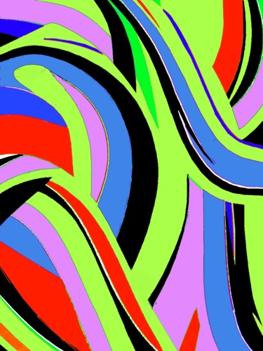 Digital Arts titled "Lofty Branchess III" by Peter Jalesh, Original Artwork, Digital Painting