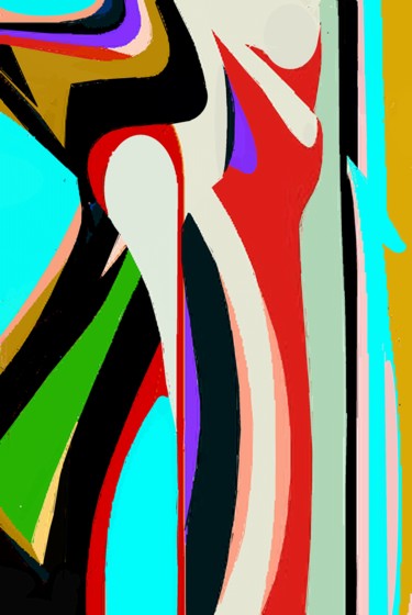 Digital Arts titled "Melange" by Peter Jalesh, Original Artwork, Digital Painting