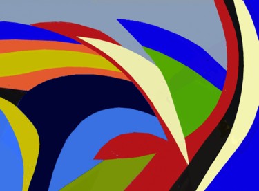 Digital Arts titled "Solitary Lights II" by Peter Jalesh, Original Artwork, Digital Painting