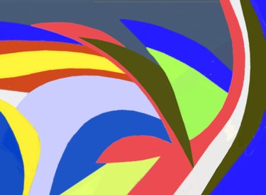 Digital Arts titled "Solitary lights III" by Peter Jalesh, Original Artwork, Digital Painting