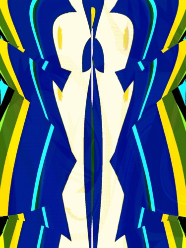 Digital Arts titled "Monk II" by Peter Jalesh, Original Artwork, Digital Painting