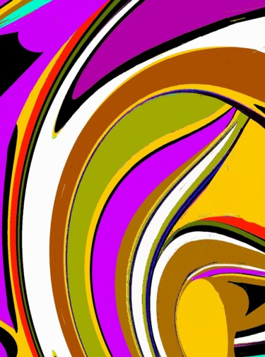 Digital Arts titled "Flung and scattered" by Peter Jalesh, Original Artwork, Digital Painting