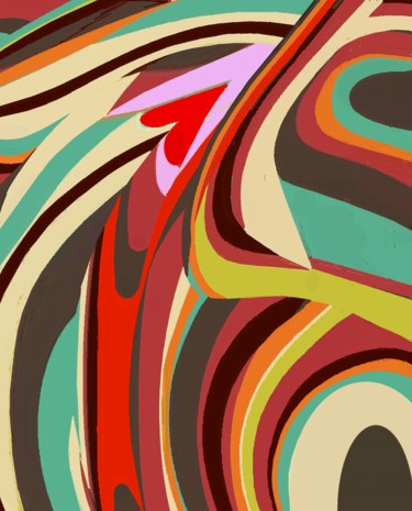 Digital Arts titled "Portrait-of-a-lady-…" by Peter Jalesh, Original Artwork, Digital Painting