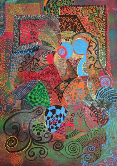 Peinture intitulée "2b079887-016a-4397-…" par Lapiche, Œuvre d'art originale