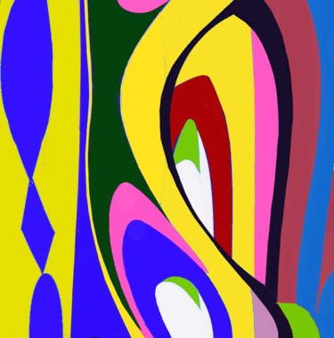 Digital Arts titled "Roumanian Folk Moti…" by Peter Jalesh, Original Artwork, Digital Painting