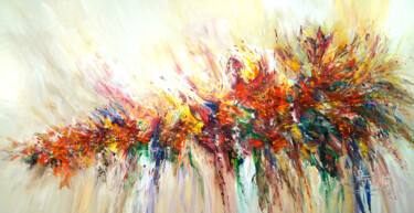 Red Daydream L 1 Painting titled "Red Daydream L 1" by Peter Nottrott, Original Artwork, Acrylic