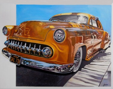 BELLE AMERICAINE Peinture intitulée "BELLE AMERICAINE" par Off Olivier Fasquel, Œuvre d'art originale, Acrylique