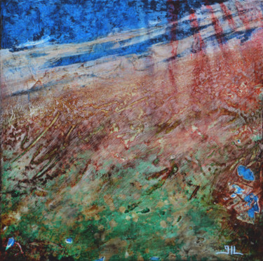 绘画 标题为“Reset sur toile” 由Jean-Luc Lacroix (JL LACROIX), 原创艺术品, 丙烯