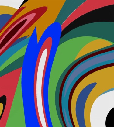 Arts numériques intitulée "Accolade ii" par Peter Jalesh, Œuvre d'art originale, Peinture numérique