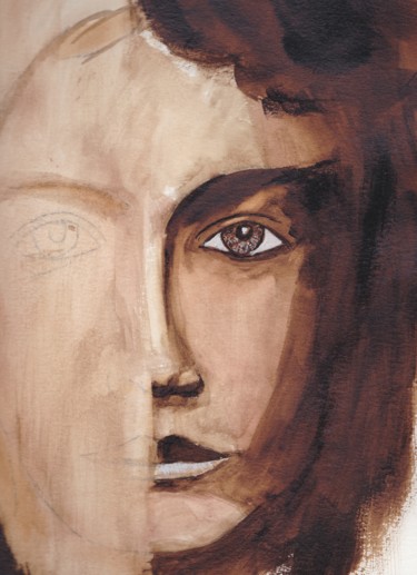 Painting titled "esquisse 2018 09 25…" by Alain Elshocht, Original Artwork, Pigments