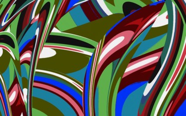 Digital Arts titled "Garden iv" by Peter Jalesh, Original Artwork, Digital Painting
