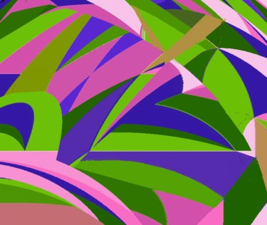 Digital Arts titled "Leafage" by Peter Jalesh, Original Artwork, Digital Painting