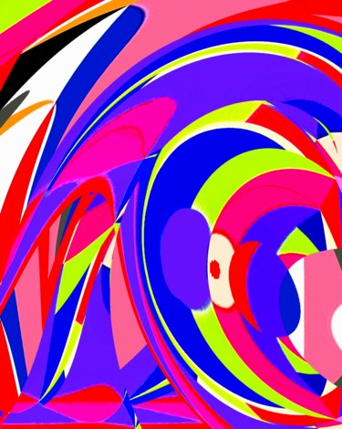 Digital Arts titled "Turbulence" by Peter Jalesh, Original Artwork, Digital Painting