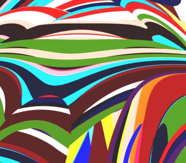Digital Arts titled "Crop Fields-in-Anda…" by Peter Jalesh, Original Artwork, Digital Painting