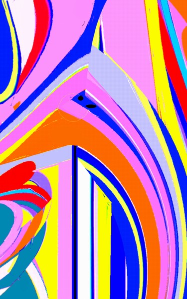 Digital Arts titled "The-atic-window" by Peter Jalesh, Original Artwork, Digital Painting