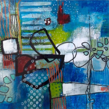Peinture intitulée "Arpège" par Nadine Falguieres (NADI), Œuvre d'art originale, Acrylique