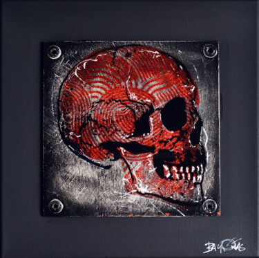 Peinture intitulée "Memento Mori" par Bayonas, Œuvre d'art originale, Encre