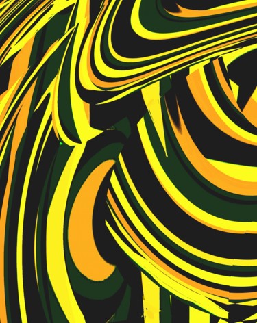 Digital Arts titled "tars rings on a dar…" by Peter Jalesh, Original Artwork, Digital Painting