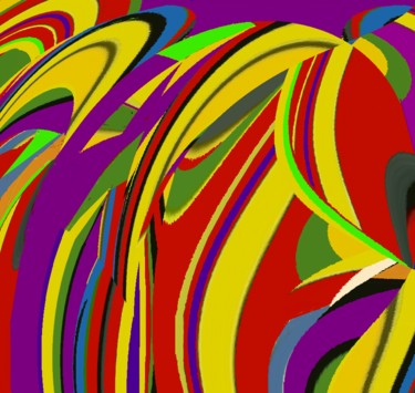 Digital Arts titled "Sleeping Flowers" by Peter Jalesh, Original Artwork, Digital Painting
