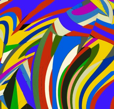 Digital Arts titled "Bedweed under a sun…" by Peter Jalesh, Original Artwork, Digital Painting