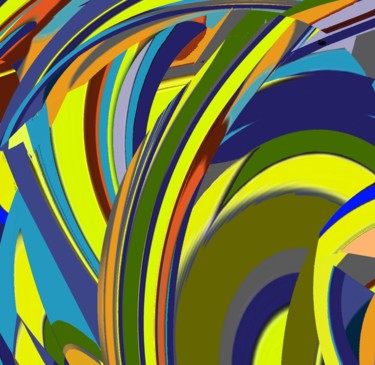 Digital Arts titled "Dark Bush" by Peter Jalesh, Original Artwork, Digital Painting