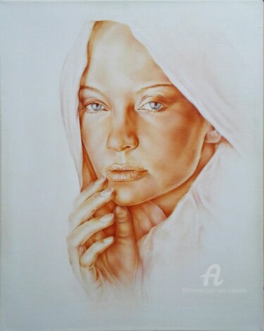 Belle Peinture intitulée "Belle" par Marc Ciavarella, Œuvre d'art originale, Huile