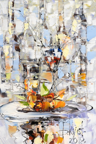 Still-life Картина под названием "Still-life" - Dmitry Kustanovich, Подлинное произведение искусства, Масло