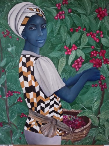 Pintura intitulada "la-cosech.jpg" por Maria Luisa Silva, Obras de arte originais, Outro