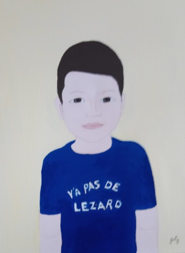 Peinture intitulée "GABRIEL" par Pulsart, Œuvre d'art originale, Acrylique
