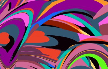 Digital Arts titled "The-projection-of-a…" by Peter Jalesh, Original Artwork, Digital Painting
