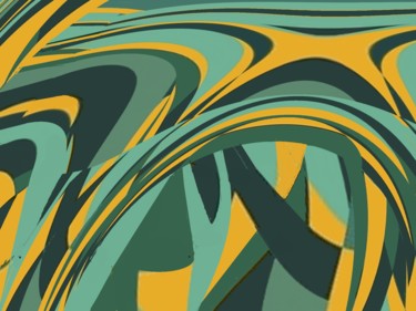 Digital Arts titled "The courtain hiding…" by Peter Jalesh, Original Artwork, Digital Painting