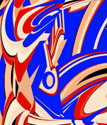 Digital Arts titled "Number 7" by Peter Jalesh, Original Artwork, Digital Painting