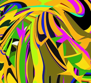 Digital Arts titled "The-baobab-II" by Peter Jalesh, Original Artwork, Digital Painting
