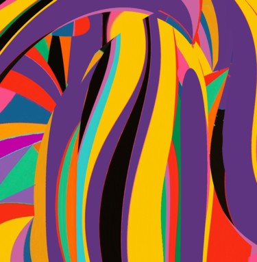 Digital Arts titled "The-baobab I" by Peter Jalesh, Original Artwork, Digital Painting