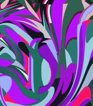 Digital Arts titled "Jardin du Luxembourg" by Peter Jalesh, Original Artwork, Digital Painting