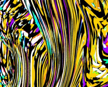 Digital Arts titled "Forest statue" by Peter Jalesh, Original Artwork, Digital Painting