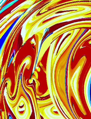 Digital Arts titled "Sunny Courtains" by Peter Jalesh, Original Artwork, Digital Painting