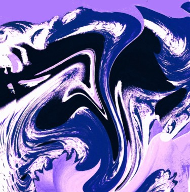 Digital Arts titled "Dog-and-cat on the…" by Peter Jalesh, Original Artwork, Digital Painting
