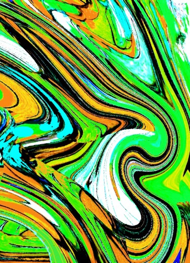 Digital Arts titled "Munch's scream redux" by Peter Jalesh, Original Artwork, Digital Painting
