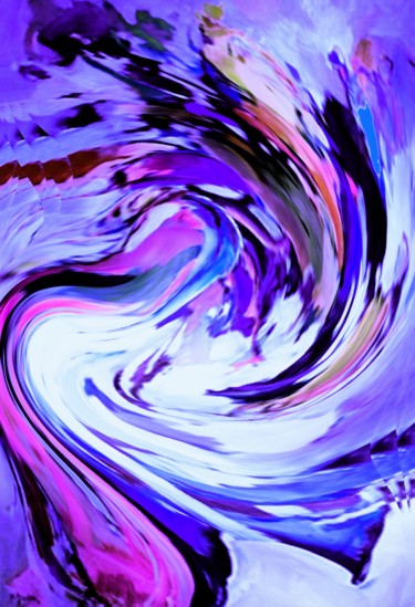 Digital Arts titled "Moon light sporawli…" by Peter Jalesh, Original Artwork, Digital Painting