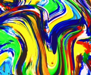 Digital Arts titled "Graffiti" by Peter Jalesh, Original Artwork, Digital Painting