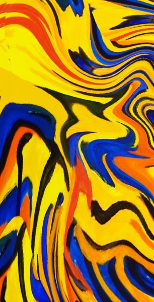 Digital Arts titled "Sundown clouds" by Peter Jalesh, Original Artwork, Digital Painting