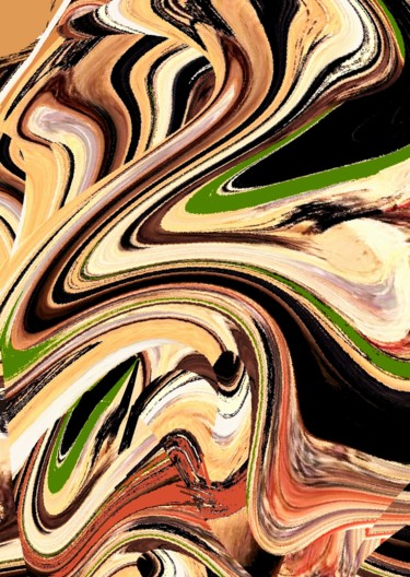 Digital Arts titled "Memories of a storm…" by Peter Jalesh, Original Artwork, Digital Painting