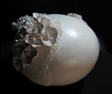 Sculpture intitulée "mer-8-2.jpg" par Murielle Huvé-Lejeune, Œuvre d'art originale, Céramique