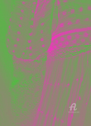 Eclat de Robe.#artistsupportpledge Arts numériques intitulée "Eclat de Robe.#arti…" par Adèle Vahn, Œuvre d'art originale, Travail numérique 2D