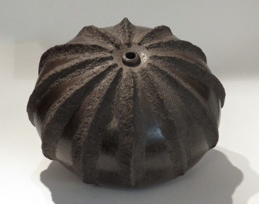 Sculpture intitulée "mer-14-3-1215.png" par Murielle Huvé-Lejeune, Œuvre d'art originale, Céramique