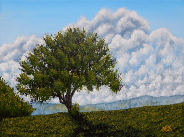 Promenade romantique Painting titled "Promenade romantique" by Bruno Lemasson, Original Artwork, Acrylic