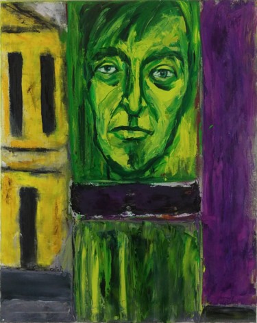 Peinture intitulée "Nature ou Ville" par Catali, Œuvre d'art originale, Huile Monté sur Châssis en bois